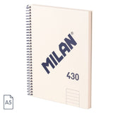 Milan A5 Notebook, Hardcover, Lined