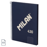 Milan A5 Notebook, Hardcover, Grid