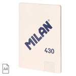 Milan A4 Notebook, Softcover Grid