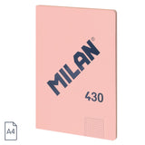 Milan A4 Notebook, Softcover Grid