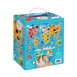 Banana Panda Puzzlove Animals Around the World Jigsaw, 60 Pieces