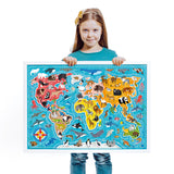 Banana Panda Puzzlove Animals Around the World Jigsaw, 60 Pieces