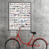Banana Panda Puzzlove Bicycles 1000-Piece Jigsaw