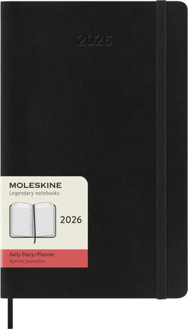 Moleskine 2026 Day to Page Diary, Large Softcover