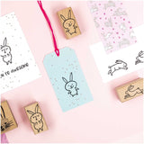 Stamp Set Bunnies, 6-piece