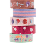 Paper Poetry Tape Set, Shrooom Big Shroomies, 5 Pack