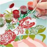 Paint by Numbers Set, Red Roses