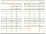 Leuchtturm1917 16 Month, Monthly Planner with Notebook 2025, B5 Softcover