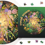 Forest Dream: A Flow State Circular Jigsaw Puzzle