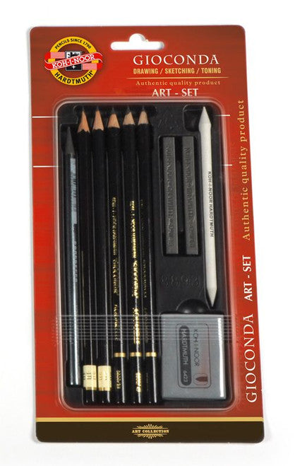 Set Pastelli Acquerellabili Koh-I-Noor Mondeluz - 12 Colori A Mina Spessa 3.8 Mm | Legno Di Cedro - Foto 9