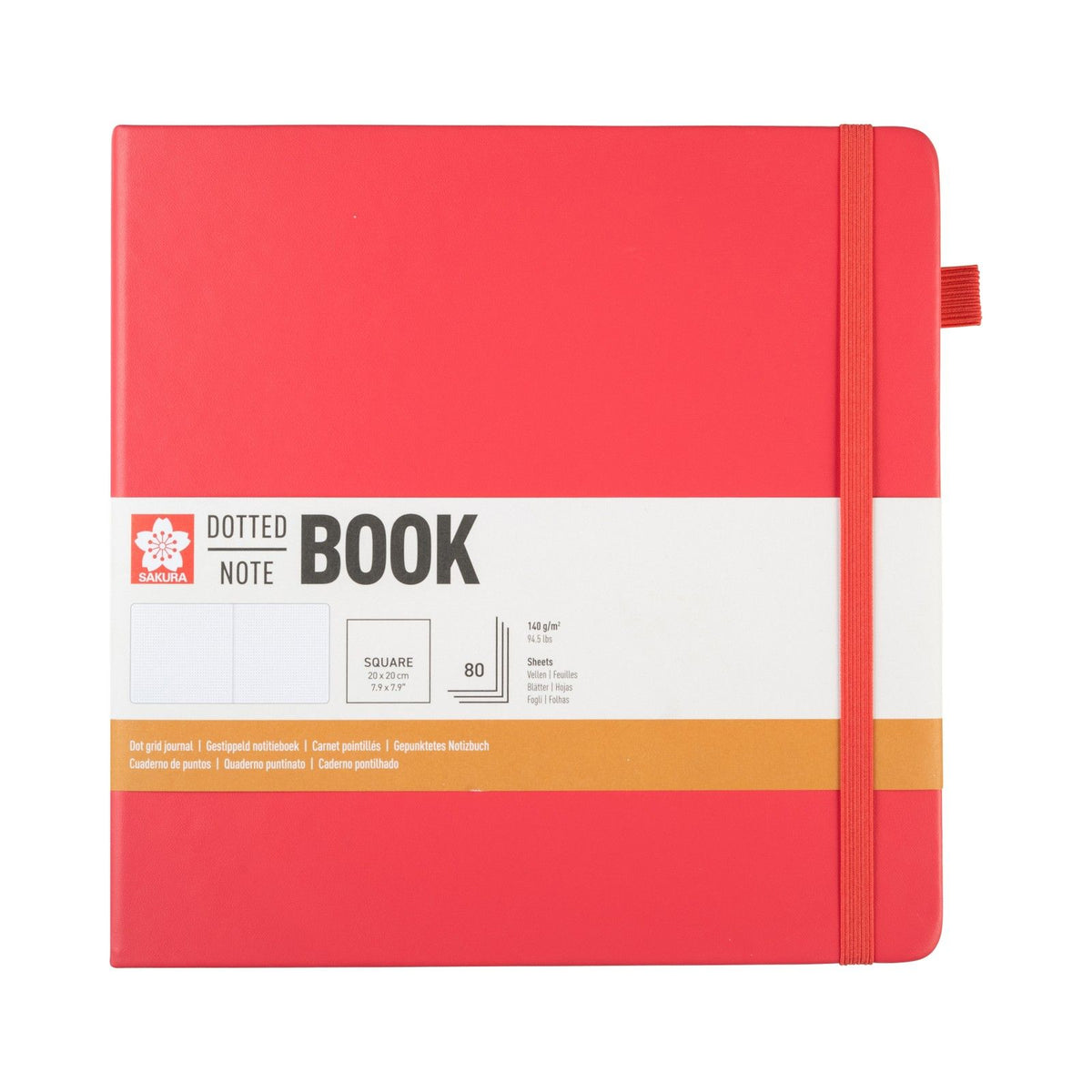 Sakura Dotted Notebook 20 x 20cm, 140g/m2 paper – Bartrums & Co Ltd