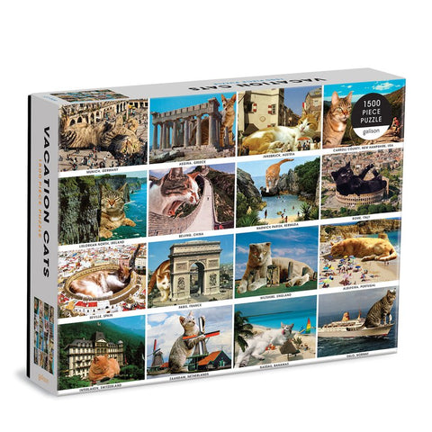 Vacation Cats 1500 Piece Jigsaw Puzzle