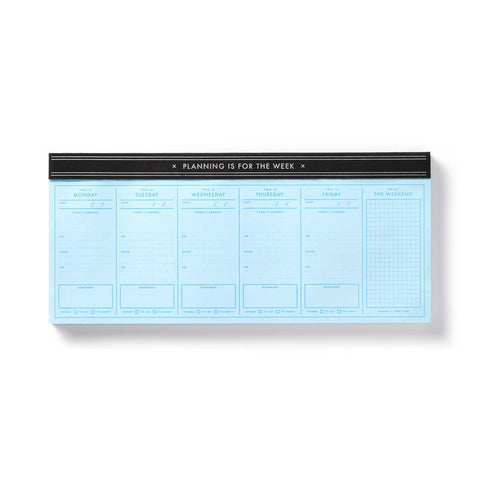 Planning Is For The Week Weekly Planner Pad
