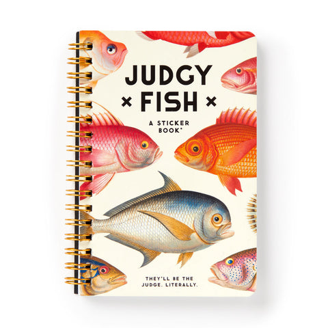 Judgy Fish Sticker Book for Adults