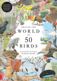 Around the World in 50 Birds, 1000 Piece Jigsaw Puzzle