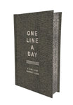 Charcoal Canvas One Line a Day,  A Five-Year Memory Book