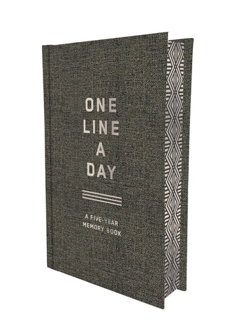 Charcoal Canvas One Line a Day,  A Five-Year Memory Book