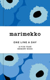 Marimekko One Line a Day (Blue Unikko), A Five-Year Memory Book