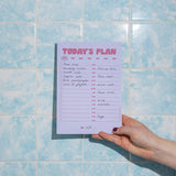 Daily Planner Pad A5, Lilac & Plum