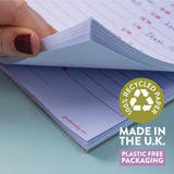 Daily Planner Pad A5, Lilac & Plum
