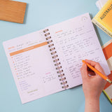 Recipe Book Journal A5, Hardback, Lemon Zest
