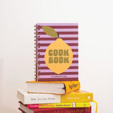 Recipe Book Journal A5, Hardback, Lemon Zest