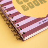 Recipe Book Journal A5, Hardback, Lemon Zest