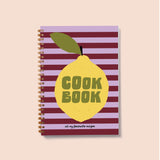 Recipe Book Journal A5, Hardback, Lemon Zest