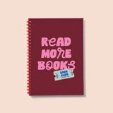 Reading Journal A5, Hardback, More Books