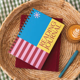 Reading Journal A5, Hardback, Turquoise Citrus