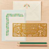 Art Nouveau Design Stencil