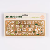 Art Nouveau Design Stencil