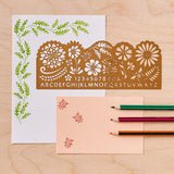 Botanical Brass Stencil