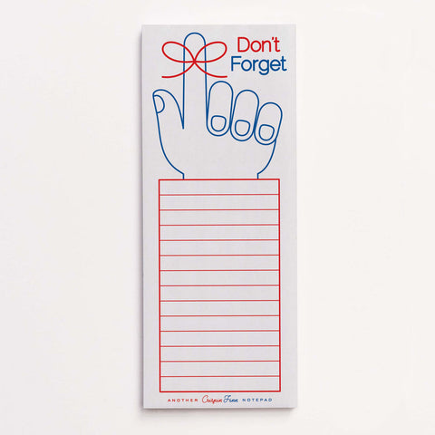 Crispin Finn Don't Forget Notepad