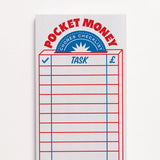 Crispin Finn Pocket Money Chores Check List, Note Pad