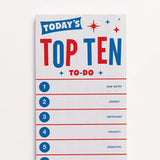 Crispin Finn Today's Top Ten Note Pad