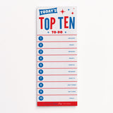 Crispin Finn Today's Top Ten Note Pad