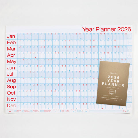 Crispin Finn 2026 Year Planner Landscape Format