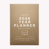 Crispin Finn 2026 Year Planner Landscape Format