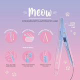 Legami Compass with Mechanical Pencil, Meow