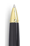 Diplomat Exc. A2 Rollerball, Black Lacquer with Gold Trim