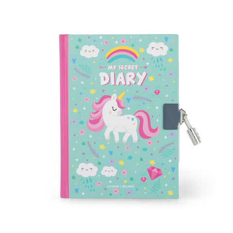 My Secret Diary with Padlock, Unicorn