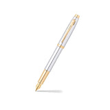 Sheaffer® 100 Chrome with Gold Trims Fountain Pen