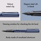LAMY Lx Fountain Pen, Blue
