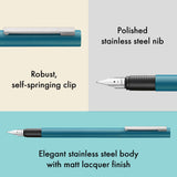 LAMY CP 1 Fountain Pen, Aquamarine