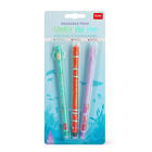 Legami Under the Sea, Set of 3 Erasable Gel Pens