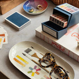 The Art of Colouring Oval Enamel Tray