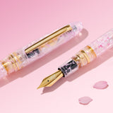 BUNGUBOX x Esterbrook Kachofugetsu Flower Fountain Pen, Medium Nib