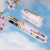 BUNGUBOX x Esterbrook Kachofugetsu Flower Fountain Pen, Medium Nib