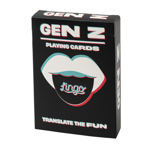 Gen Z Lingo Playing Cards